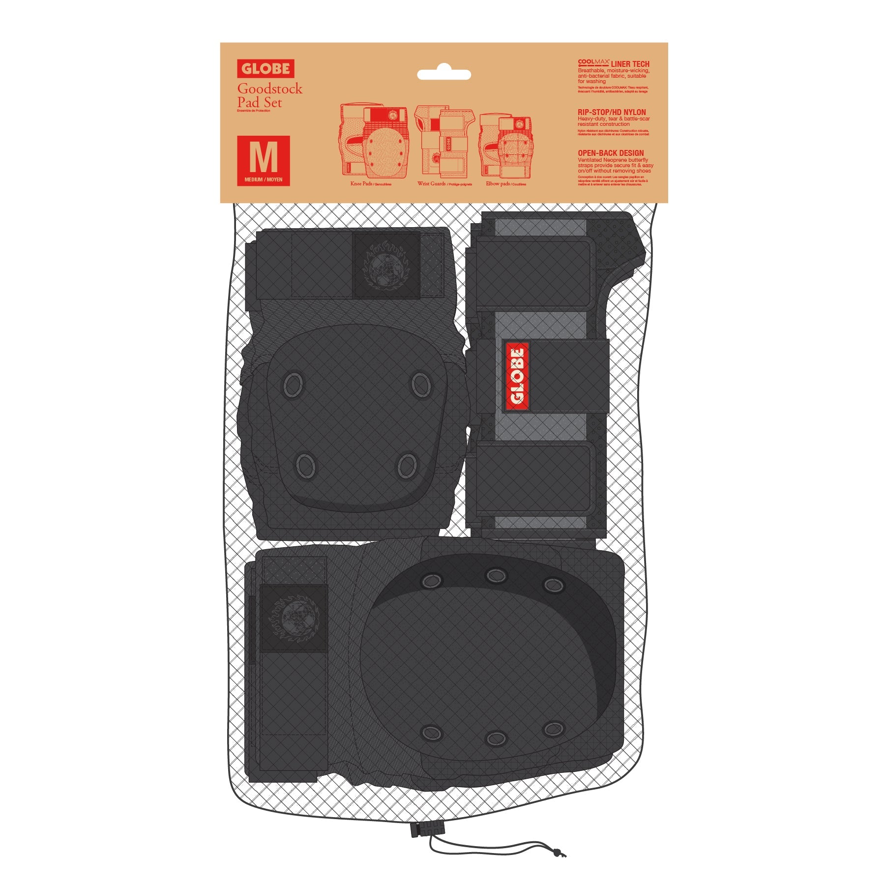 GOODSTOCK PAD SET - Globe12025005 - MATBLK - S