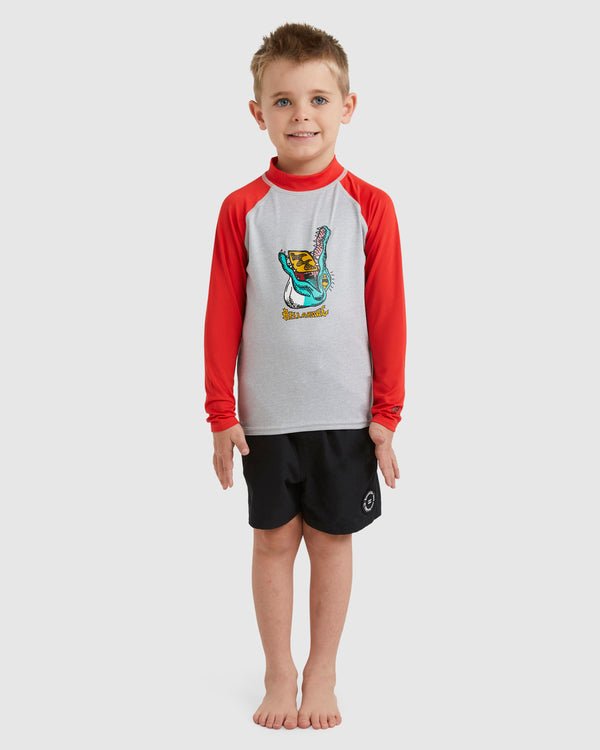 Groms Straya RF LS - BillabongUBTWR03002 - XRRS - Red/Grey - 0