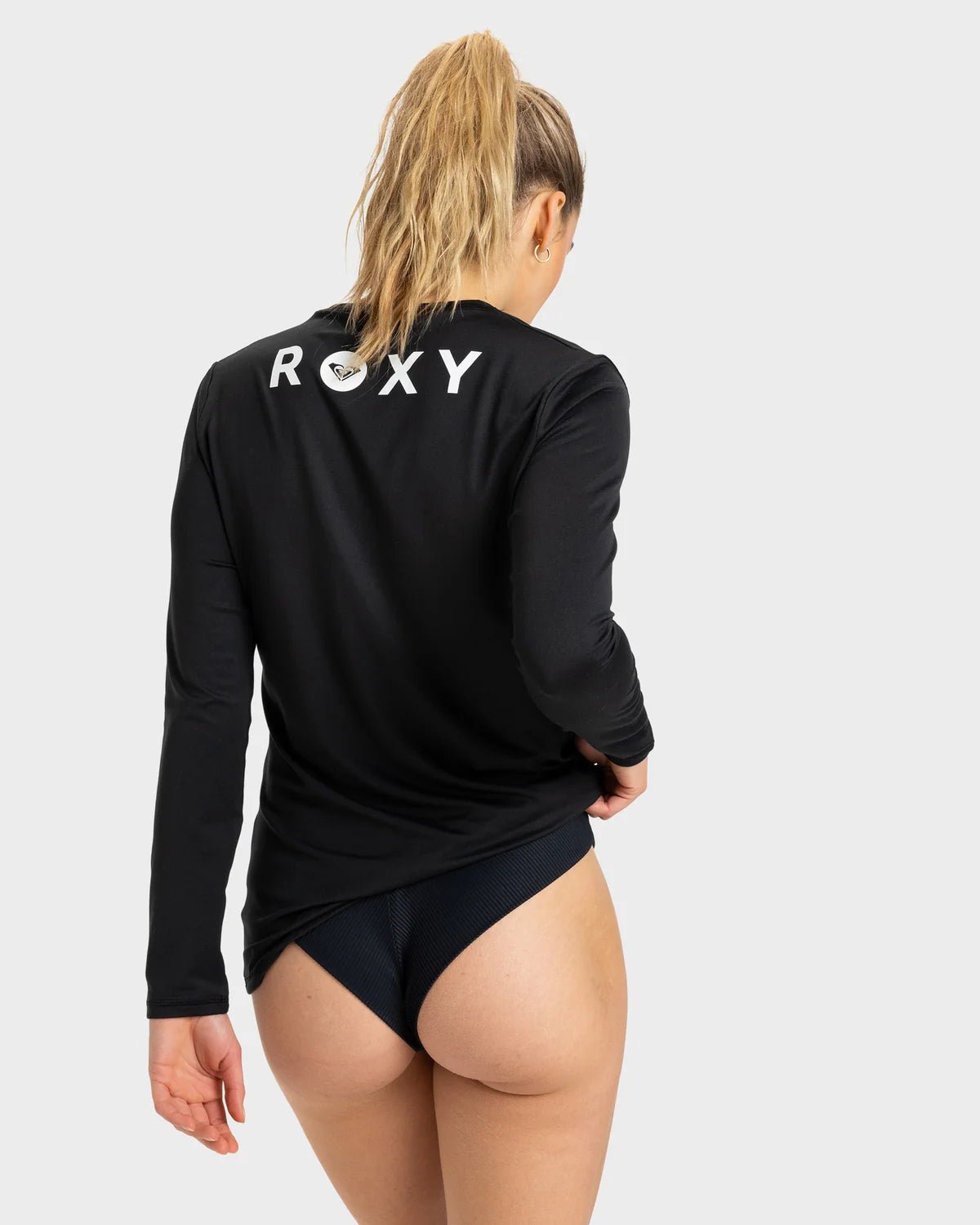 HAPPY WAVES LS SURF TEE - RoxyERJWR03849 - ANTHRACITE - XS