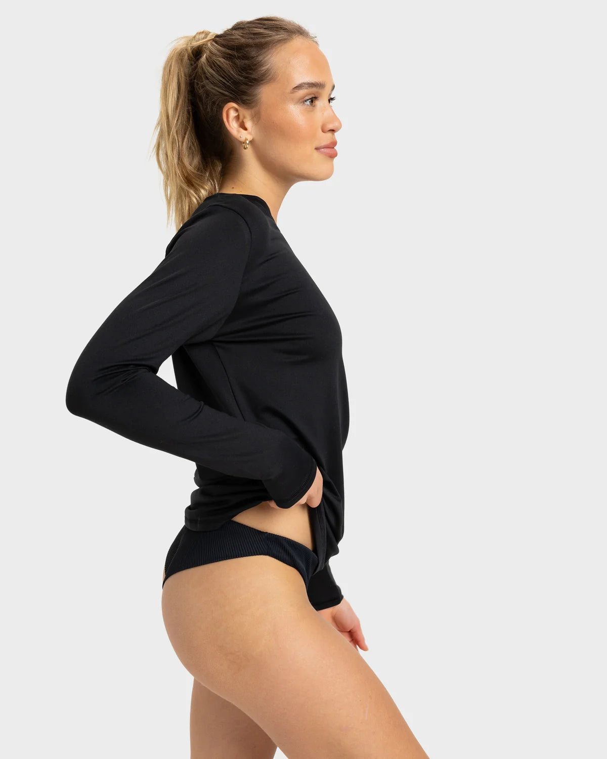 HAPPY WAVES LS SURF TEE - RoxyERJWR03849 - ANTHRACITE - XS