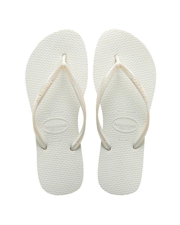 Havaianas Slim Metallic White - HavaianasHSMS0001 - BRANCO - 35to36