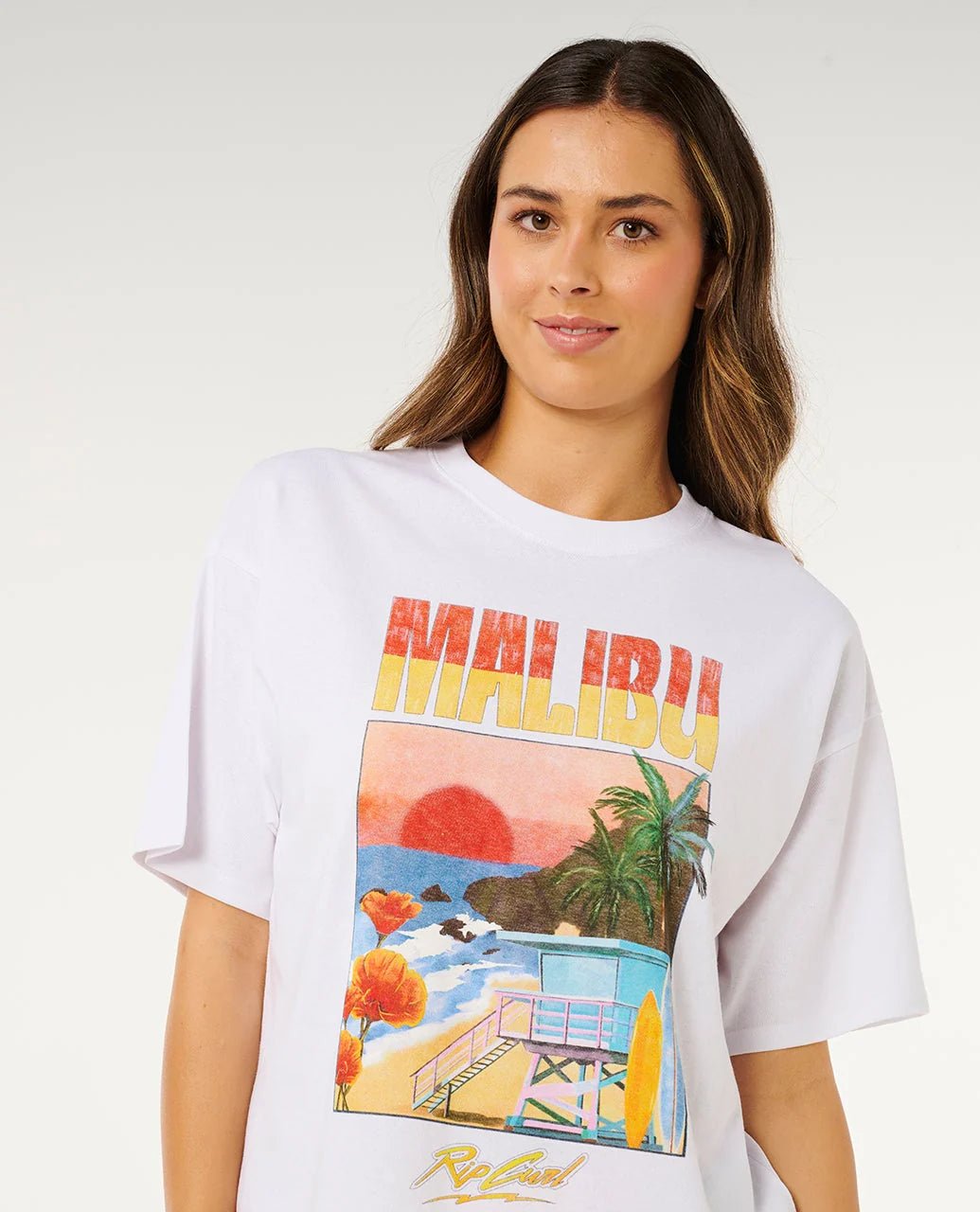 HAYLEY O HERITAGE TEE - Rip Curl0MTWTE-OPTICAL WHITE-2XS