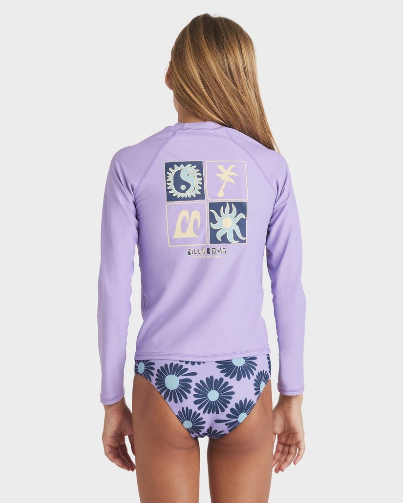 HEAT WAVE LS SUNSHIRT - BillabongUBGWR03024 - LIGHT PURPLE - 8