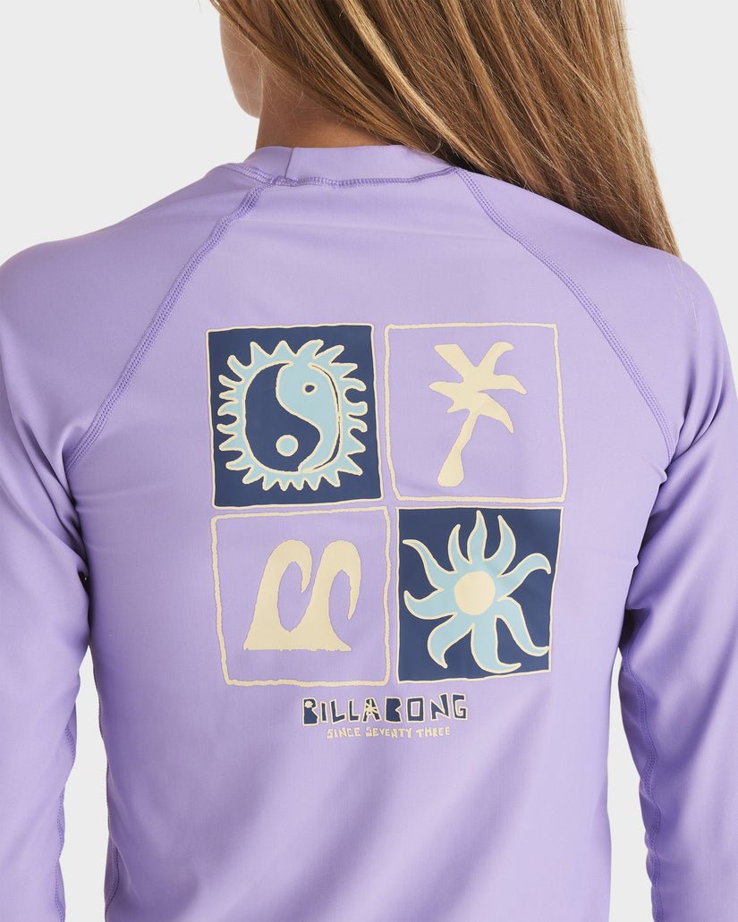 HEAT WAVE LS SUNSHIRT - BillabongUBGWR03024 - LIGHT PURPLE - 8