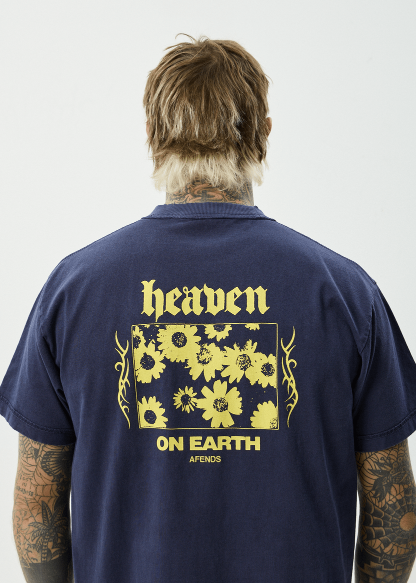 Heaven - Heavyweight Boxy Tee - Washed Deep Sea - AfendsM261012-WDP-WASHED DEEP SEA-S