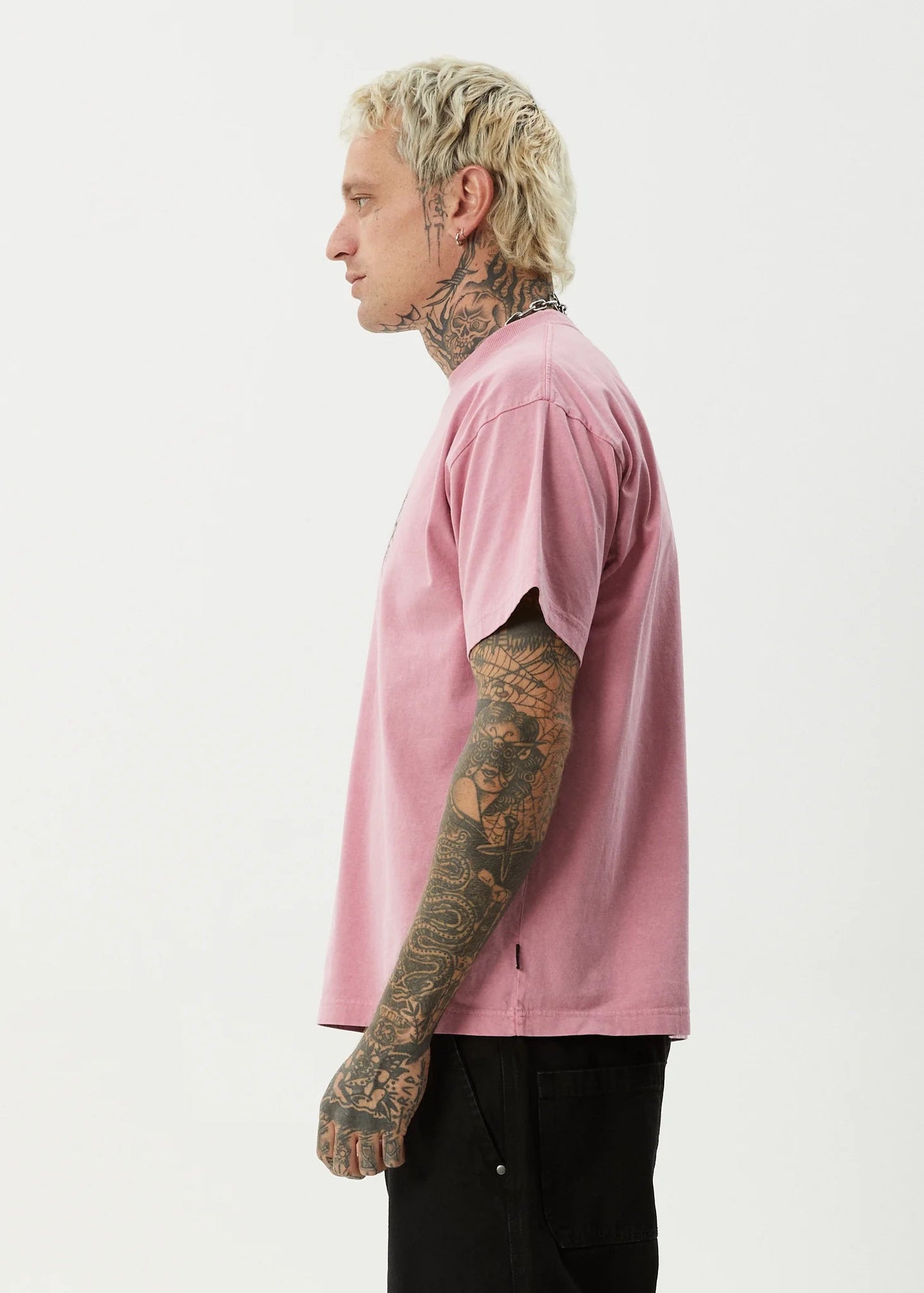 Heavy Petal - Heavyweight Boxy Tee - AfendsM253018 - WMK - WASHED MARRAKESH - XS