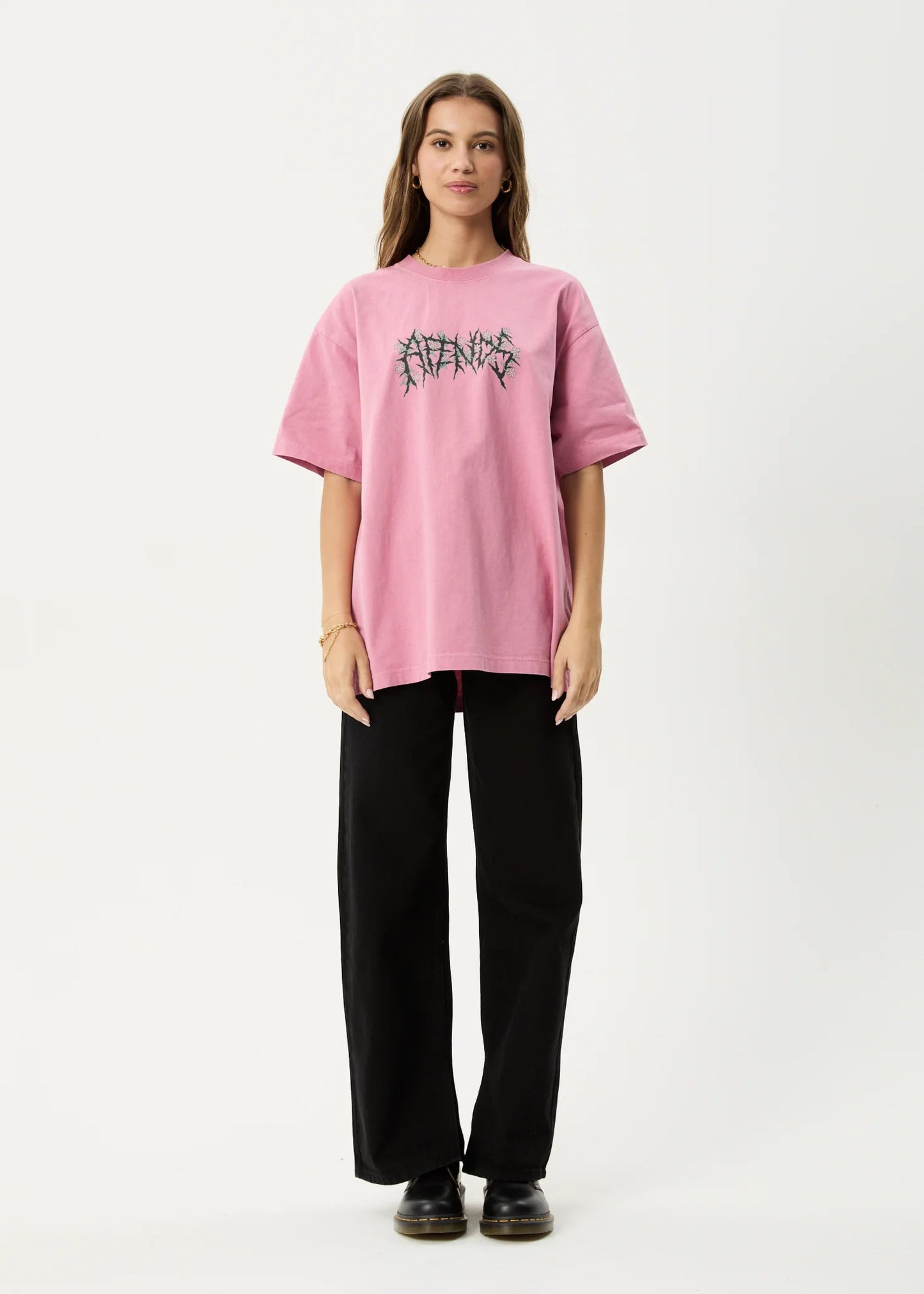 Heavy Petal - Heavyweight Boxy Tee - AfendsM253018 - WMK - WASHED MARRAKESH - XS