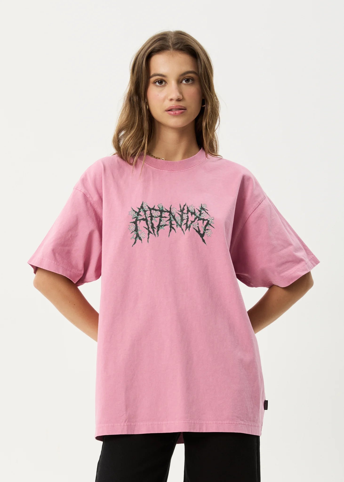 Heavy Petal - Heavyweight Boxy Tee - AfendsM253018 - WMK - WASHED MARRAKESH - XS