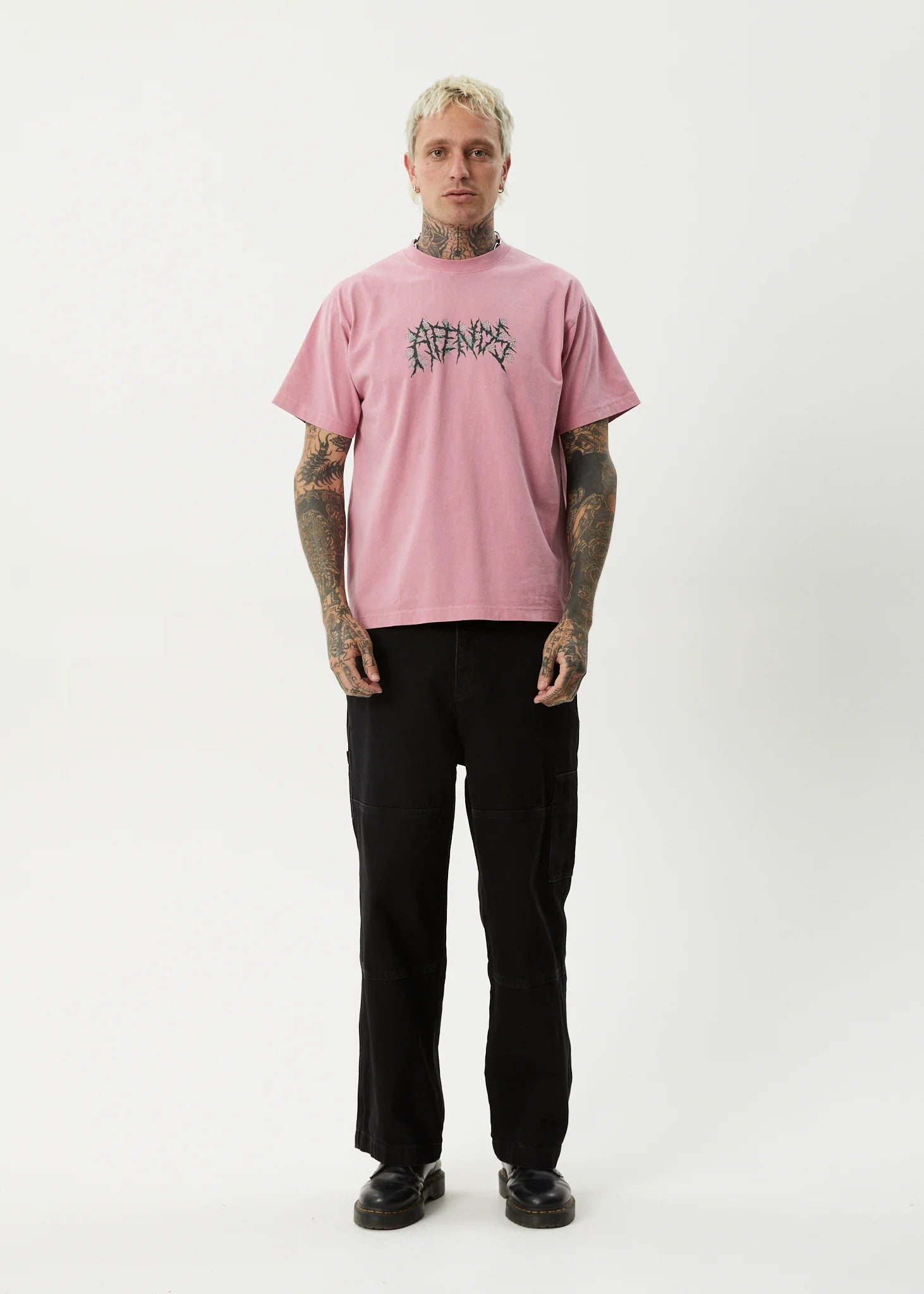 Heavy Petal - Heavyweight Boxy Tee - AfendsM253018 - WMK - WASHED MARRAKESH - XS