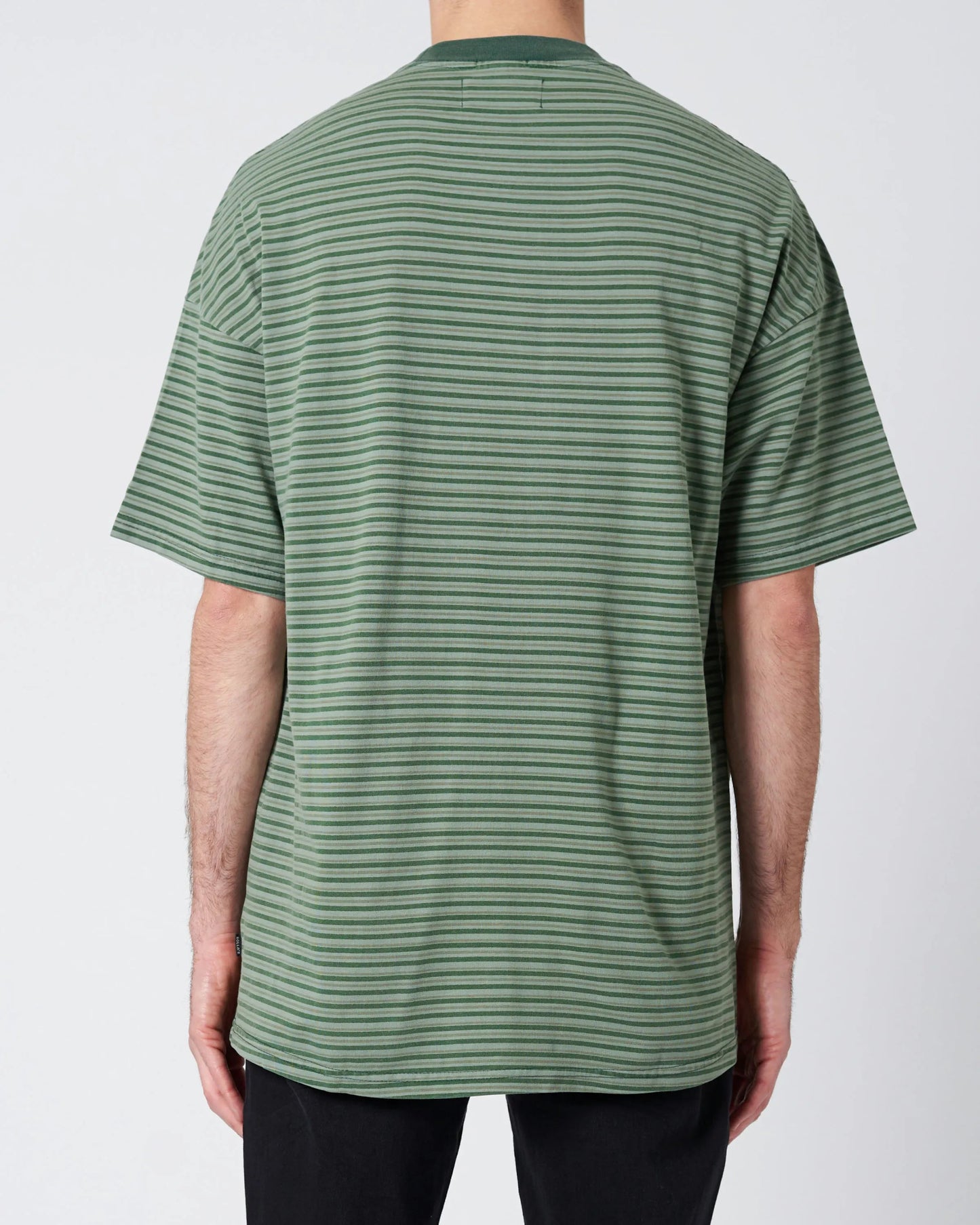 Heavy Stripe Tee - Three By One16882 - 1983 - MOSS - Moss - L