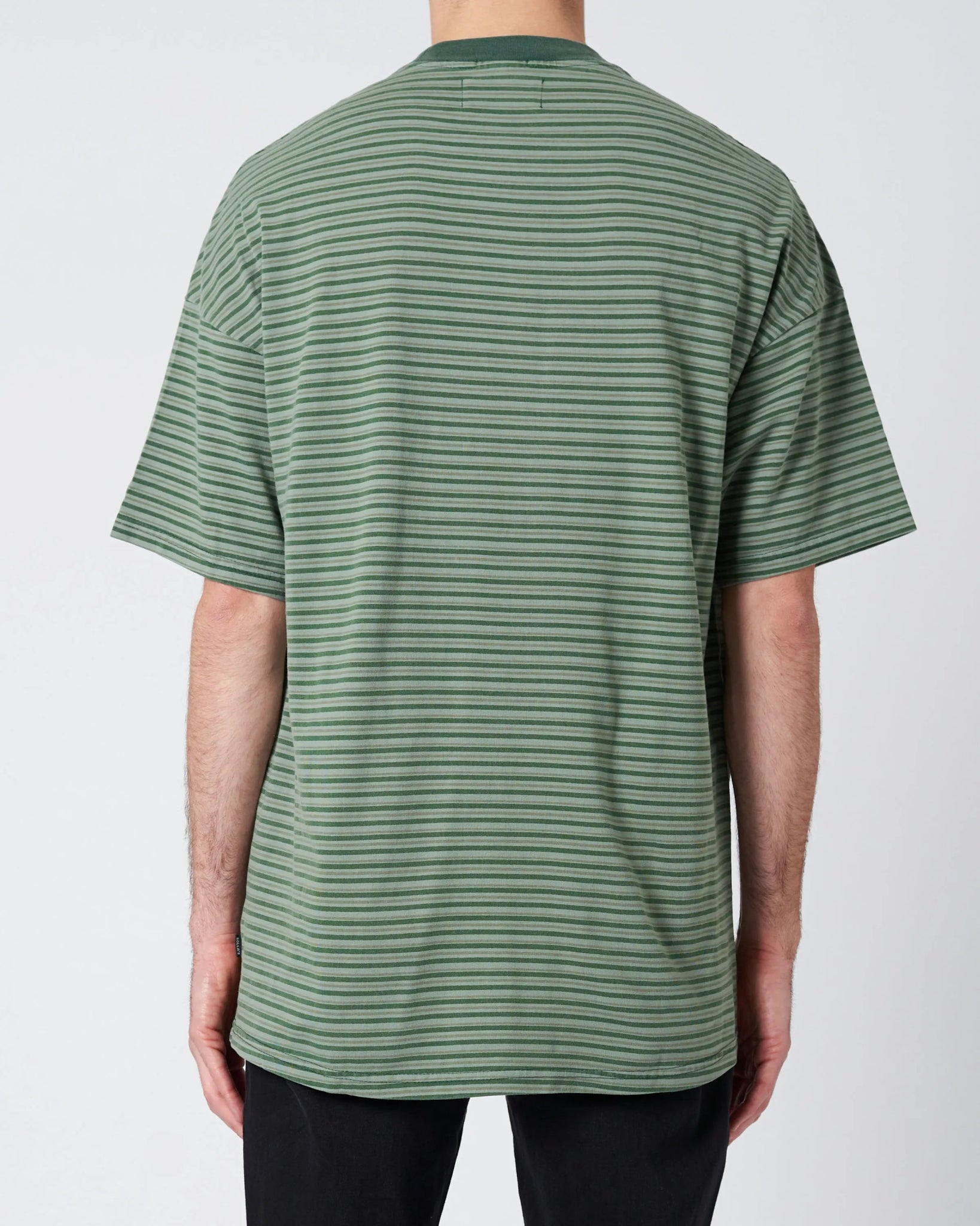 Heavy Stripe Tee - Three By One16882 - 1983 - MOSS - Moss - L