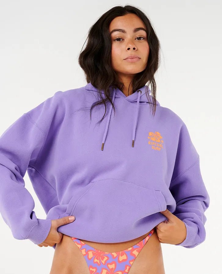 Hibiscus Heritage Hood - Rip Curl08MWFL - 0037 - Purple - XS