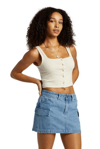Hilary Cargo Skirt - Billabongabjdk00105 - bmpw - Medium Blue Rinse - 6