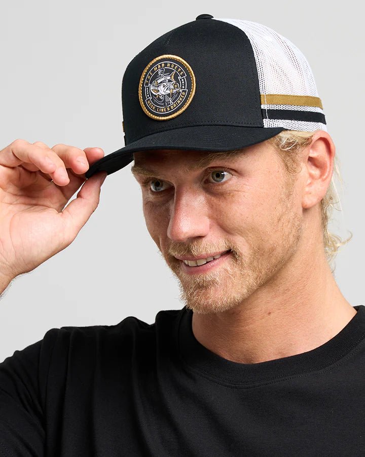 HOOKED CUDA | TWILL TRUCKER - Mad HueysH425M06009 - BLACK - OSFM