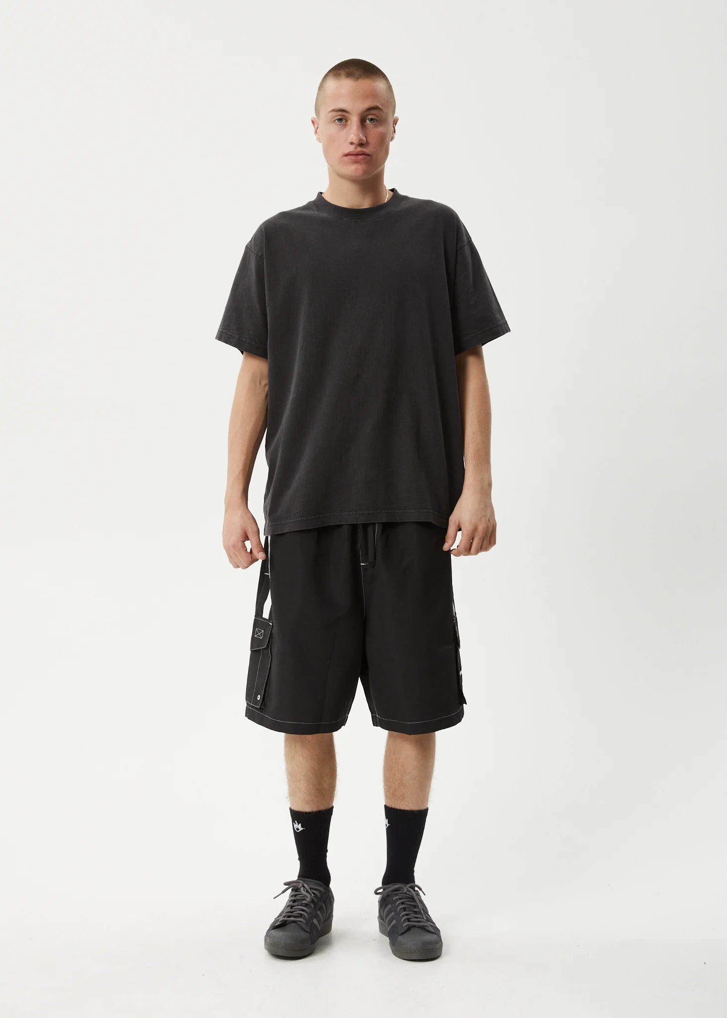 House Related - Cargo Swim Short 20" - AfendsM240316 - BLK - BLACK - S