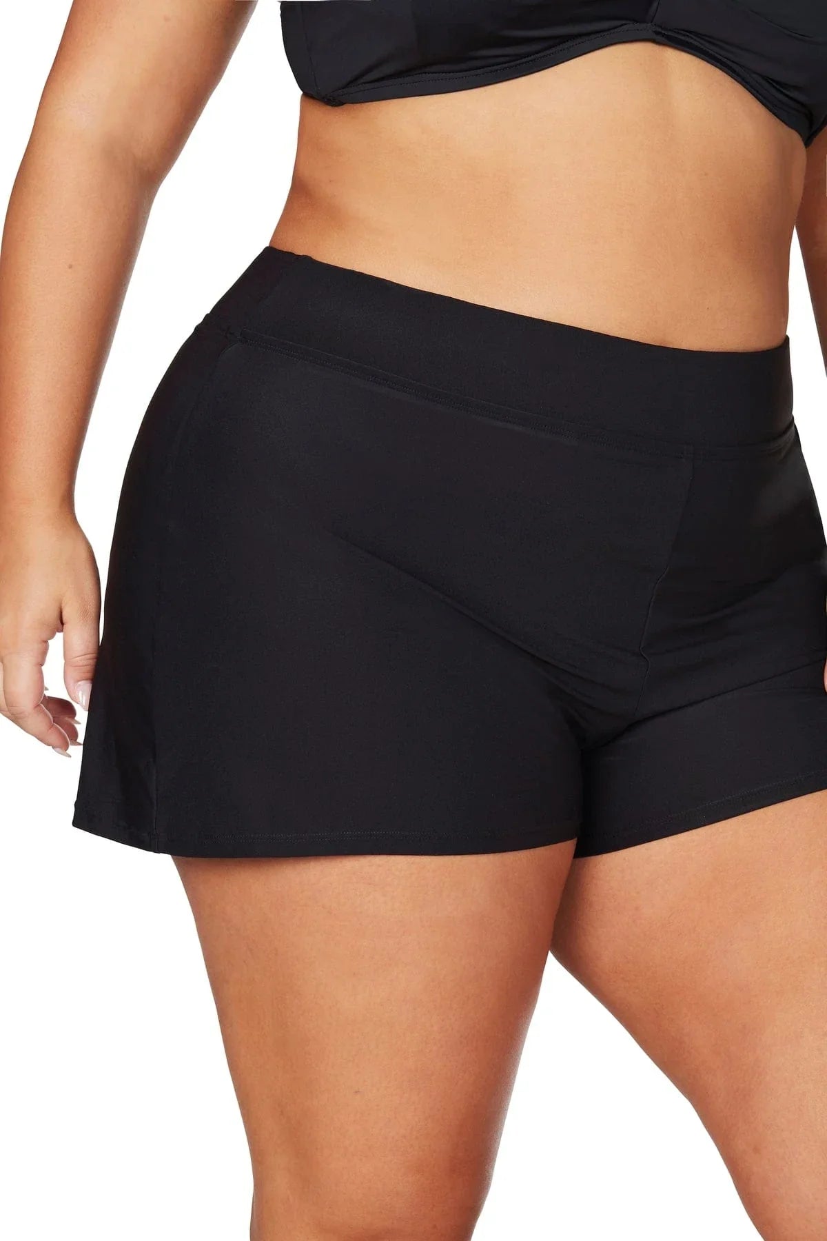 Hues Delacroix Swim Short - Artesandsat4708p - blk - Black - 14
