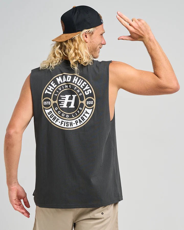 HUEYS GOOD LIFE | TANK - The Mad HueysH425M02010 - BLACK - S