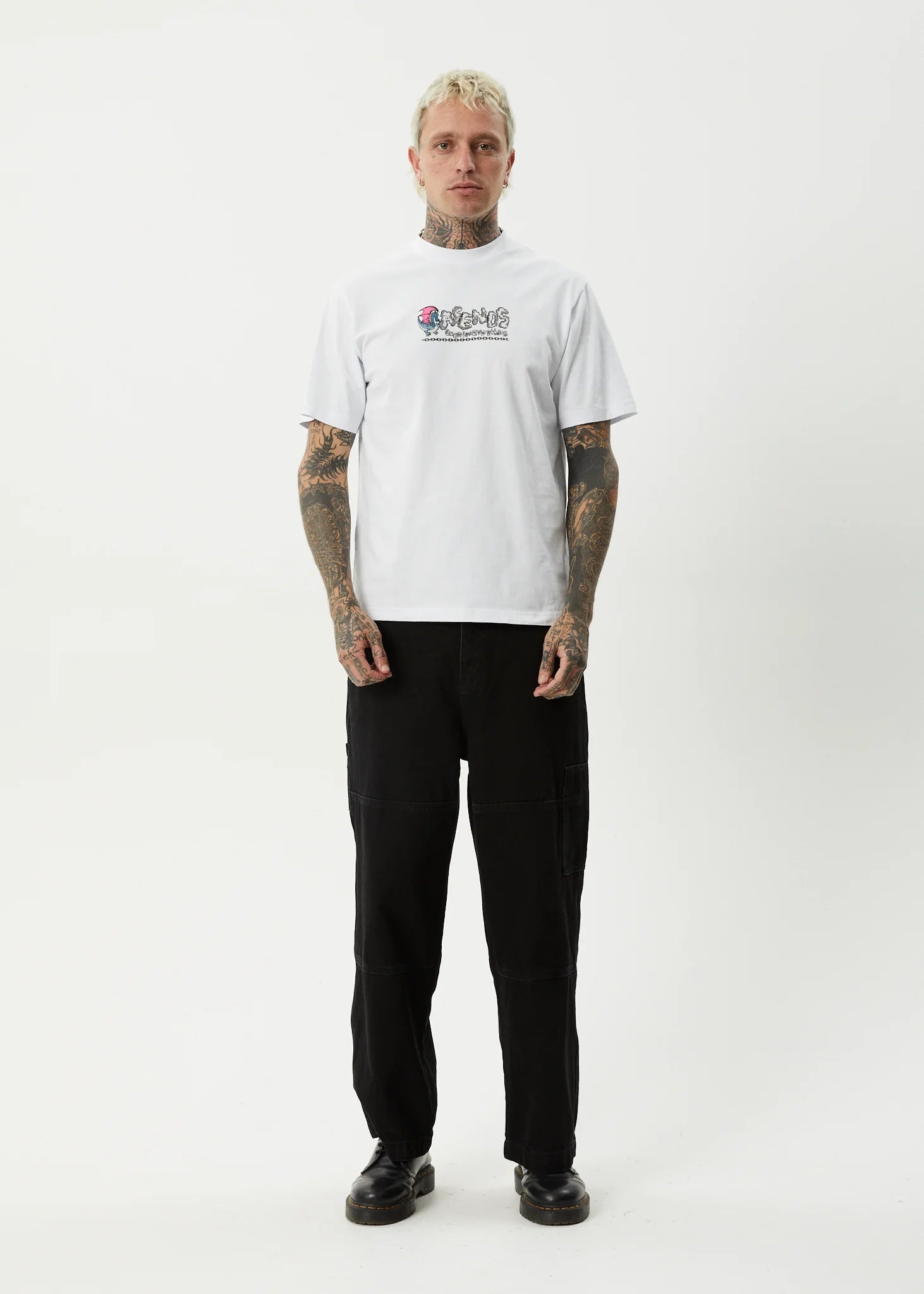 Huffenpuff - Retro Tee - AfendsM253017 - WHT - WHITE - XS