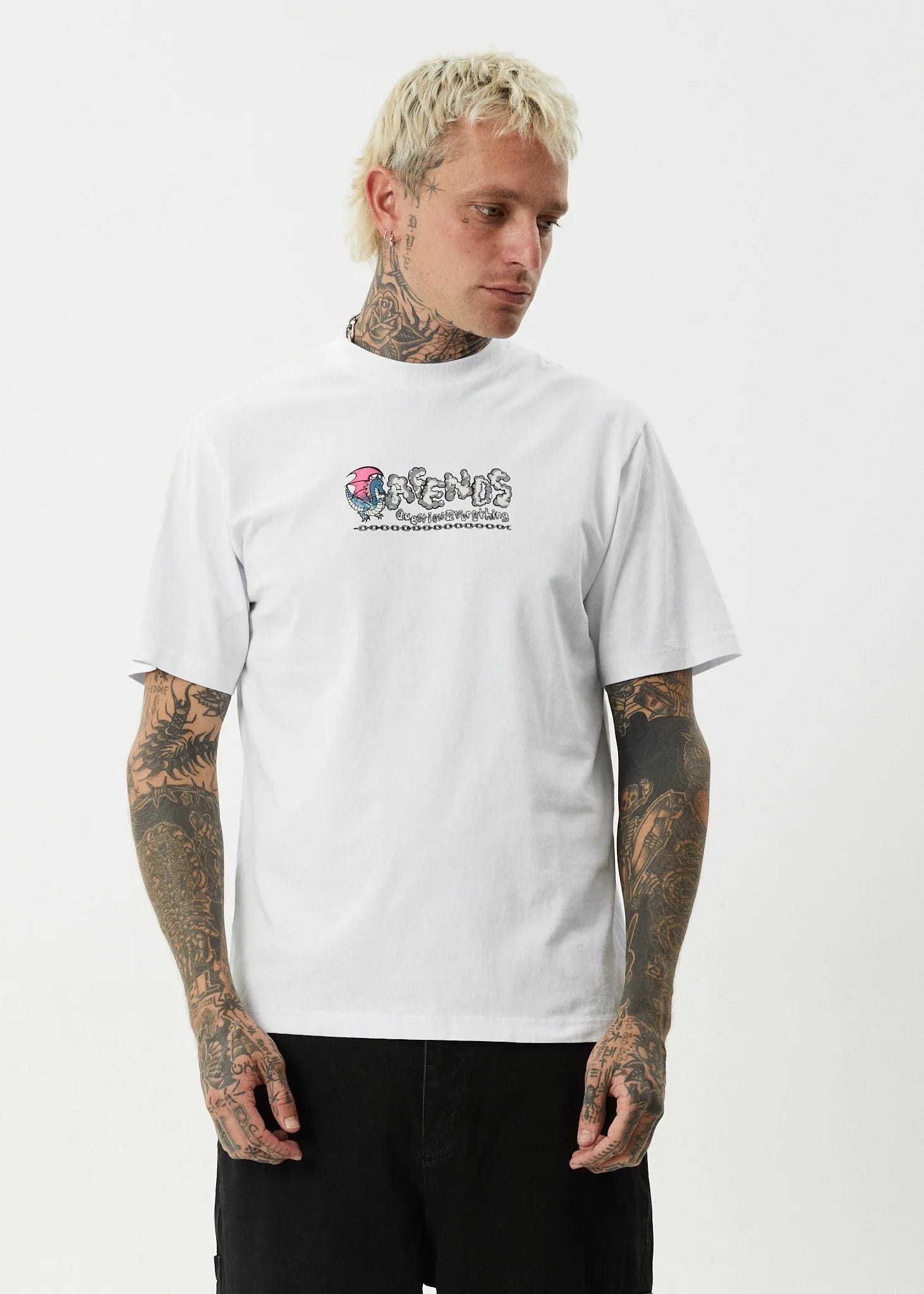 Huffenpuff - Retro Tee - AfendsM253017 - WHT - WHITE - XS