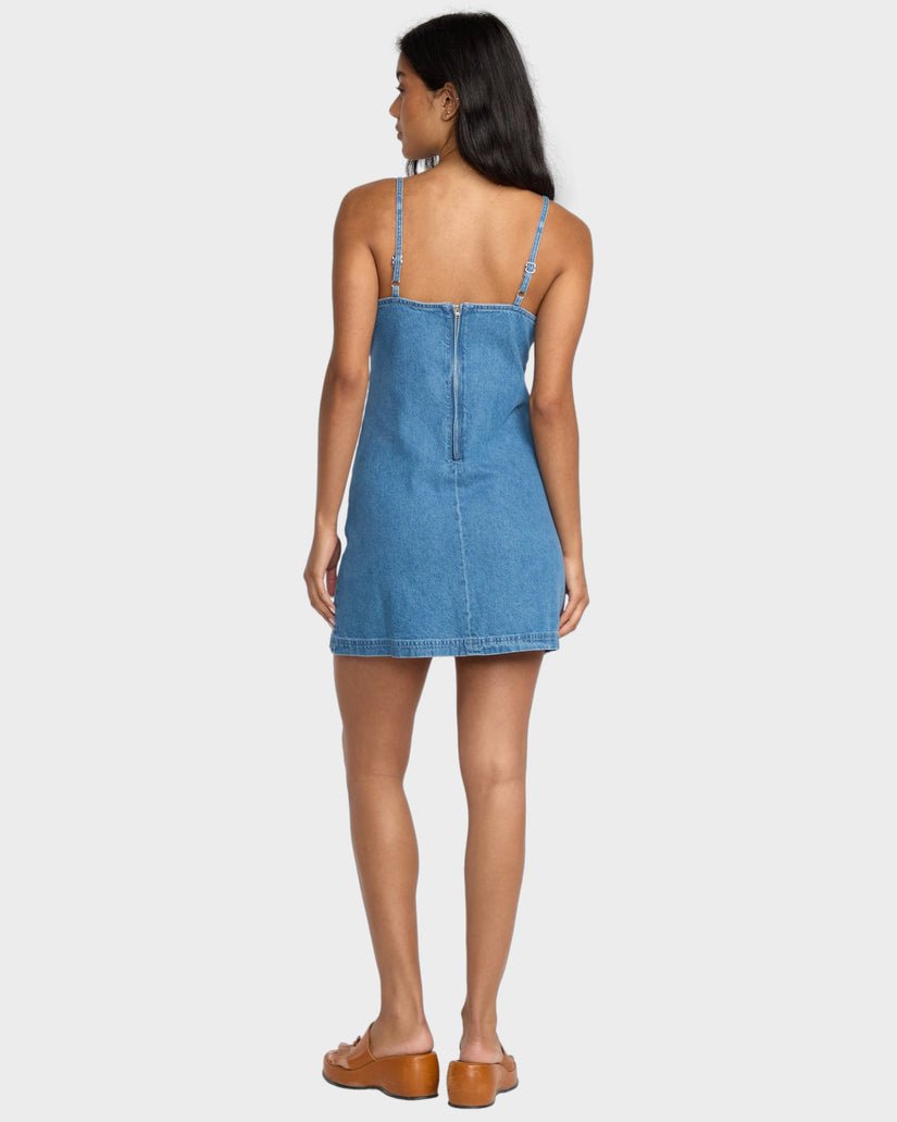 INDIGO SKIES DRESS - Billabong24B133513 - Salt Washed - XS/6