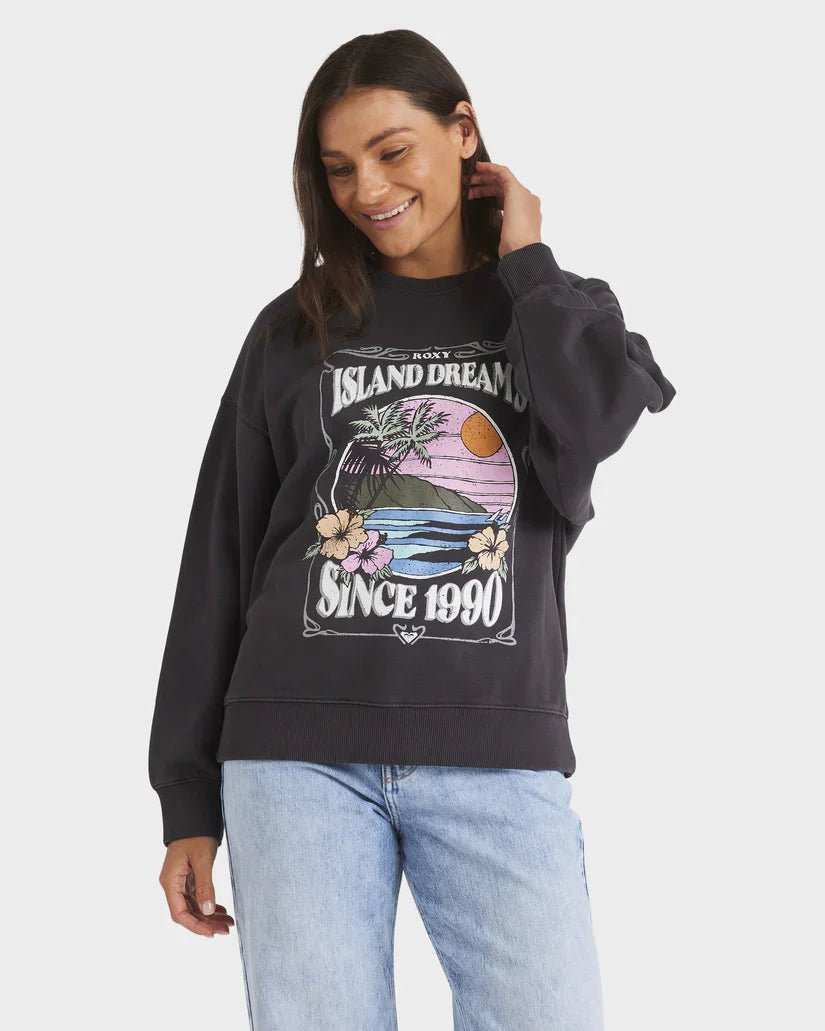 Island Dreaming Crew - RoxyURJFT03231 - KTA0 - Phantom - L