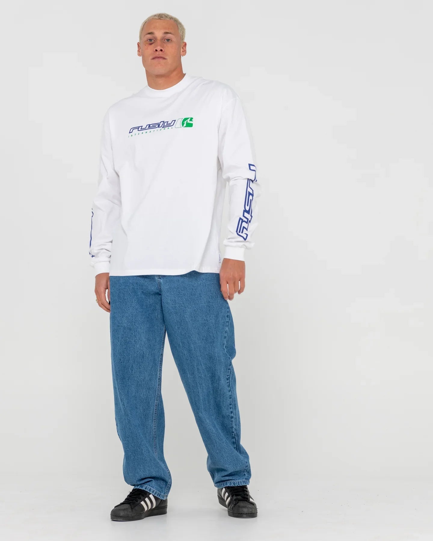 Jetsetter Long Sleeve Tee - RustyTTM2941 - WHT - White - L