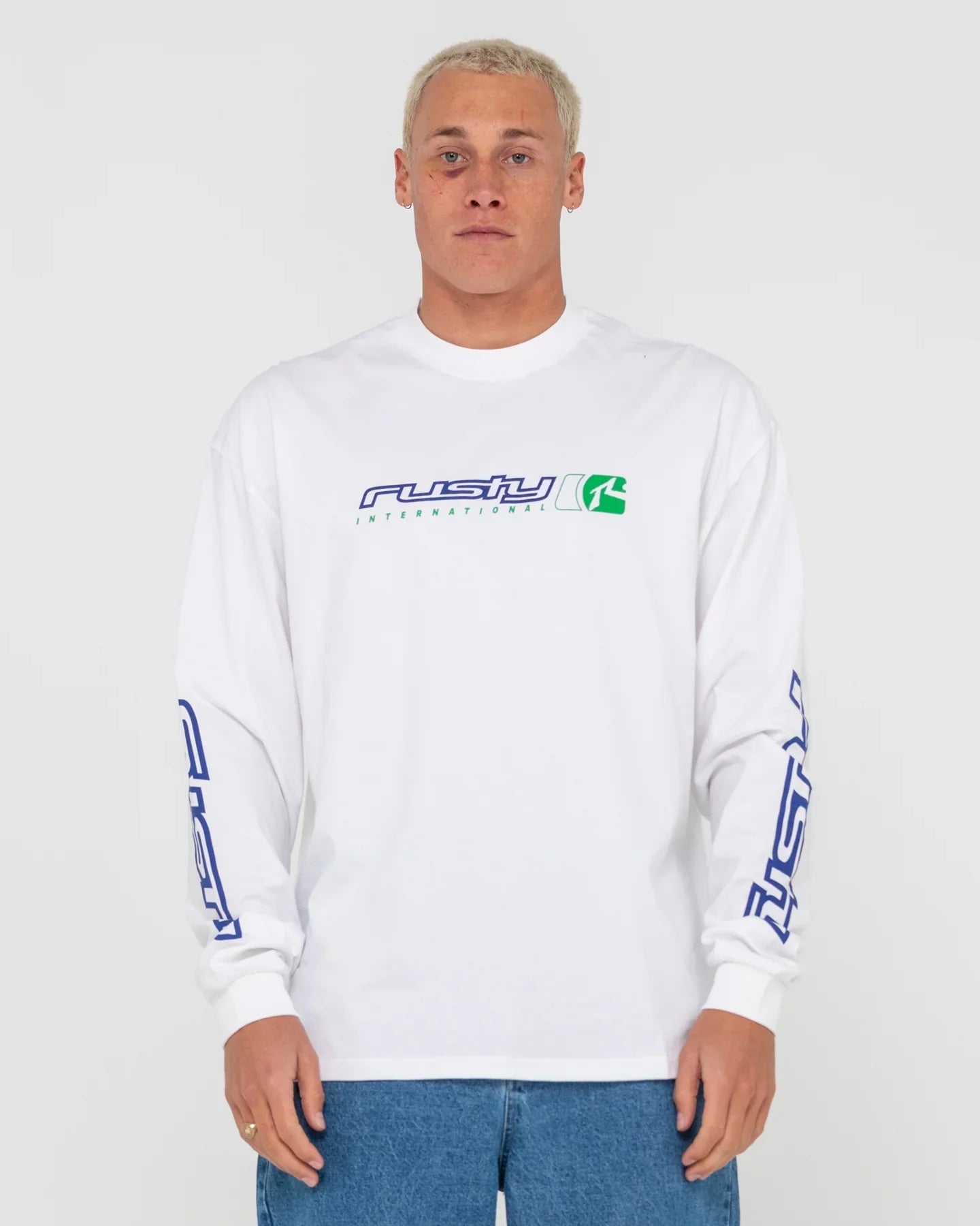 Jetsetter Long Sleeve Tee - RustyTTM2941 - WHT - White - L
