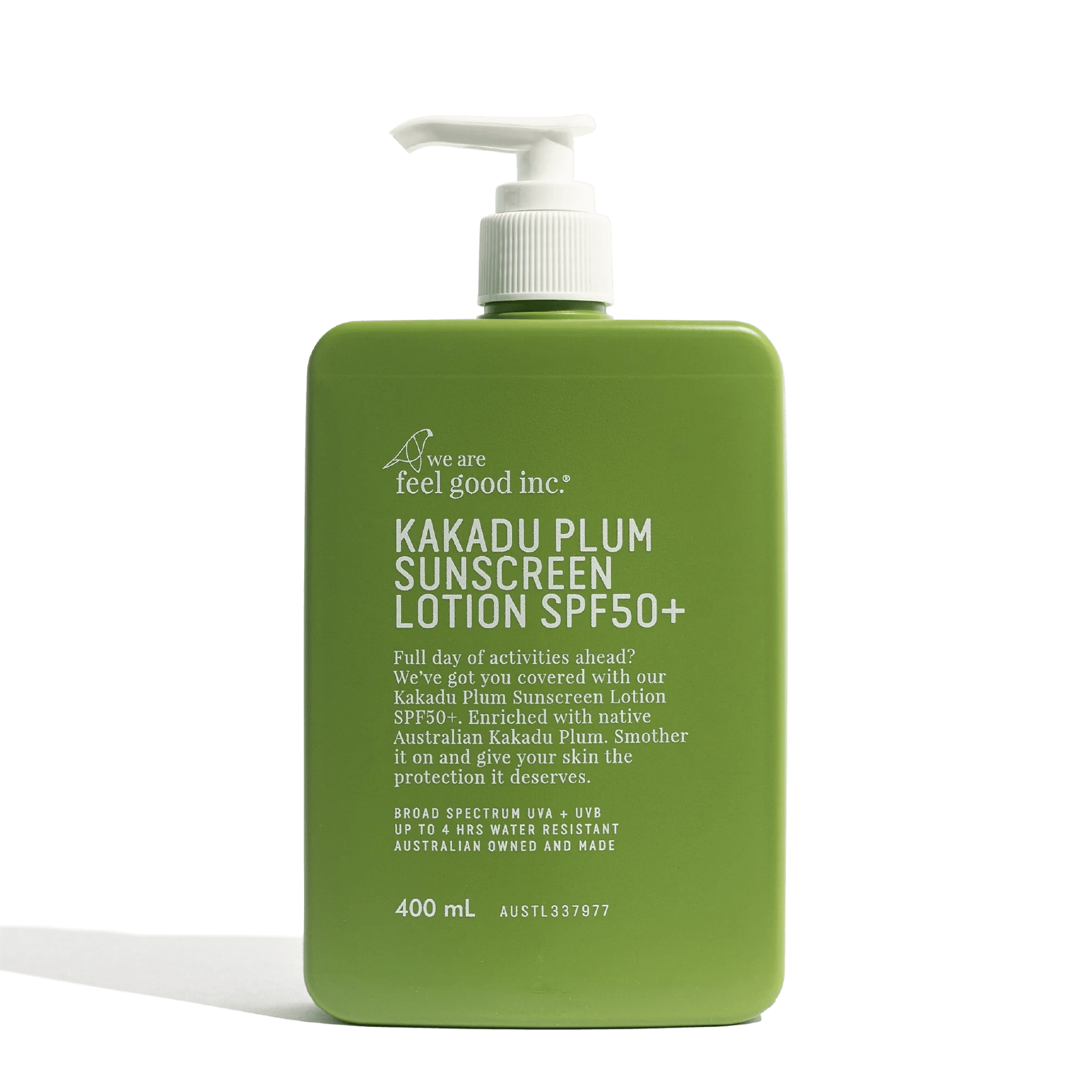 Kakadu Plum Sunscreen SPF 50+ 400ml - Feel Good Inc210000066628