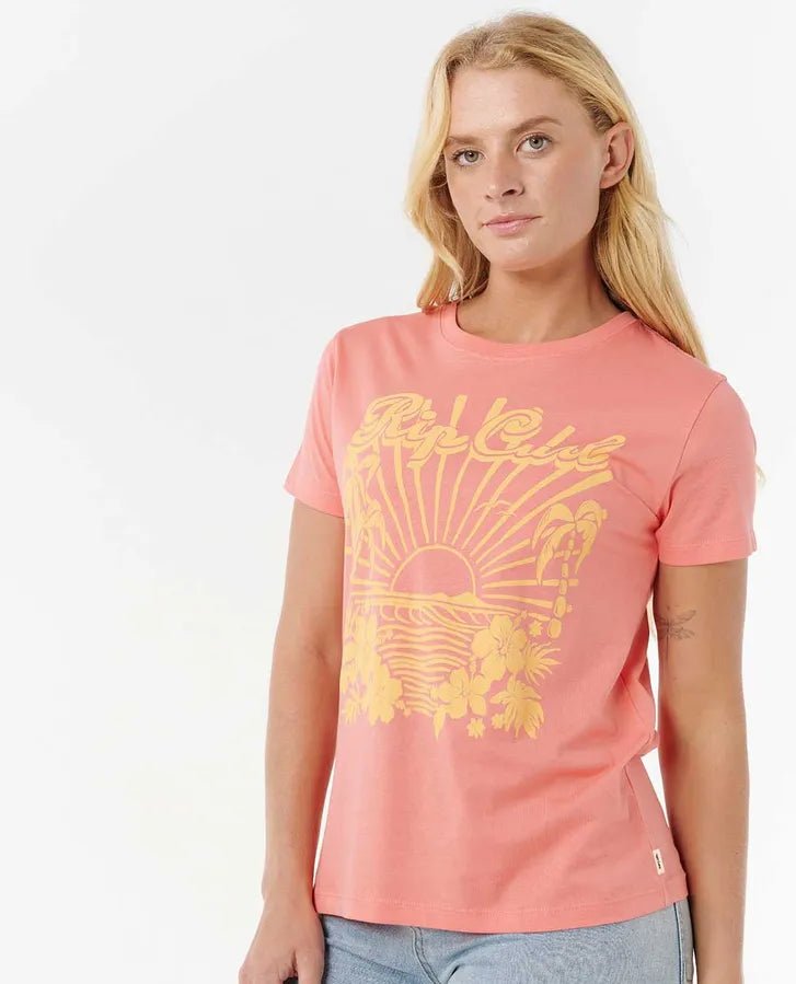 KEEPSAKES STANDARD TEE - Rip Curl0J8WTE - WASHED WATERMELON - XS