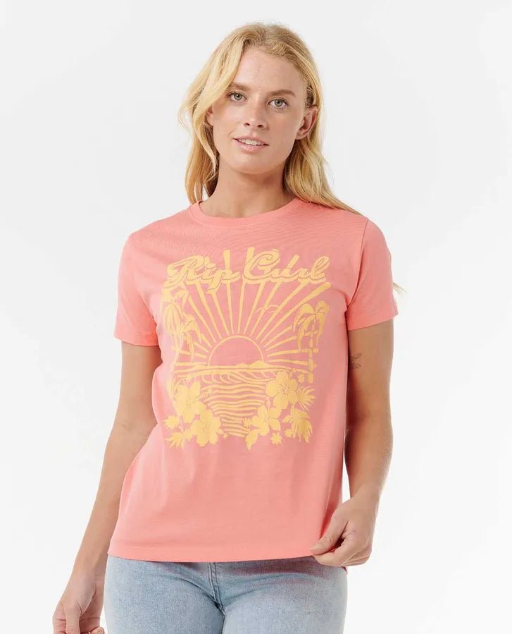 KEEPSAKES STANDARD TEE - Rip Curl0J8WTE - WASHED WATERMELON - XS