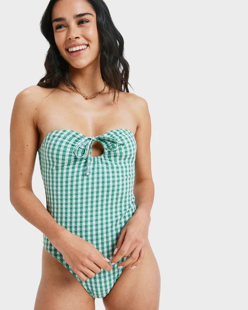 KIAWE ONE PIECE - RoxyERJX103779-DEEP GRASS GREEN-S