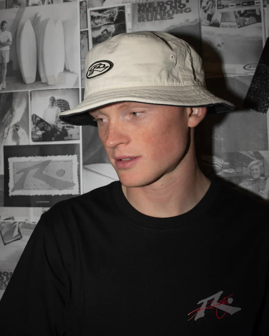 Kick Flip reversible Bucket Hat - RustyHHM0508 - OATMEAL - M/L