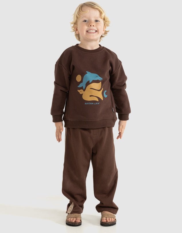 KIDS HERITAGE PANT - RhythmCD24B - PA02 - EARTH - 2