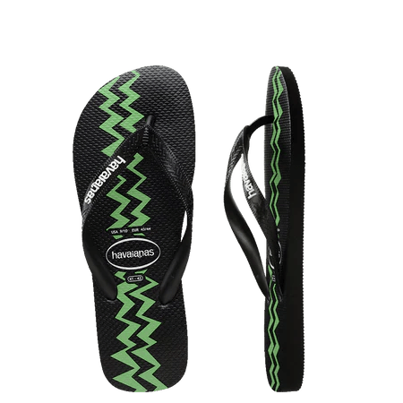 Kids Top Electric Black/Green - HavaianasHKPE0461K - Blk/Grn - Black/Green - 29to30