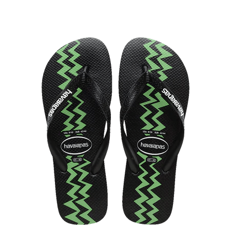 Kids Top Electric Black/Green - HavaianasHKPE0461K - Blk/Grn - Black/Green - 29to30