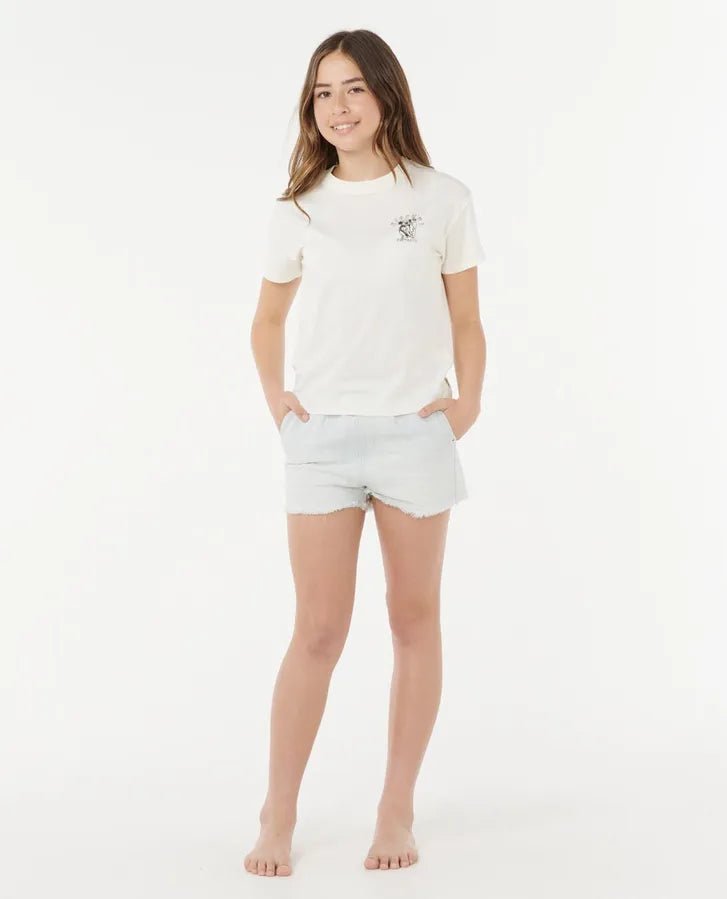 KOALA GRIP TEE - GIRL - Rip Curl04UGTE - BONE AUST - 8
