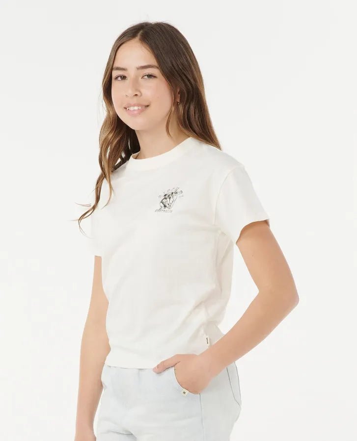 KOALA GRIP TEE - GIRL - Rip Curl04UGTE - BONE AUST - 8