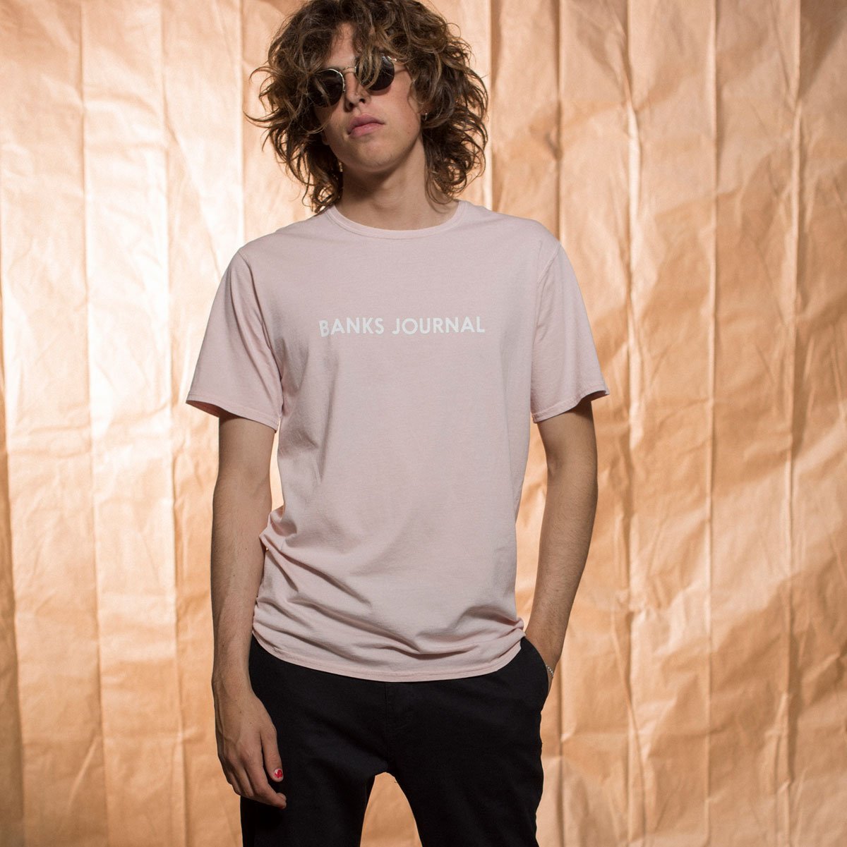 Label Classics Tee - Banks JournalWTS0428 - BLS - Rose Smoke - L