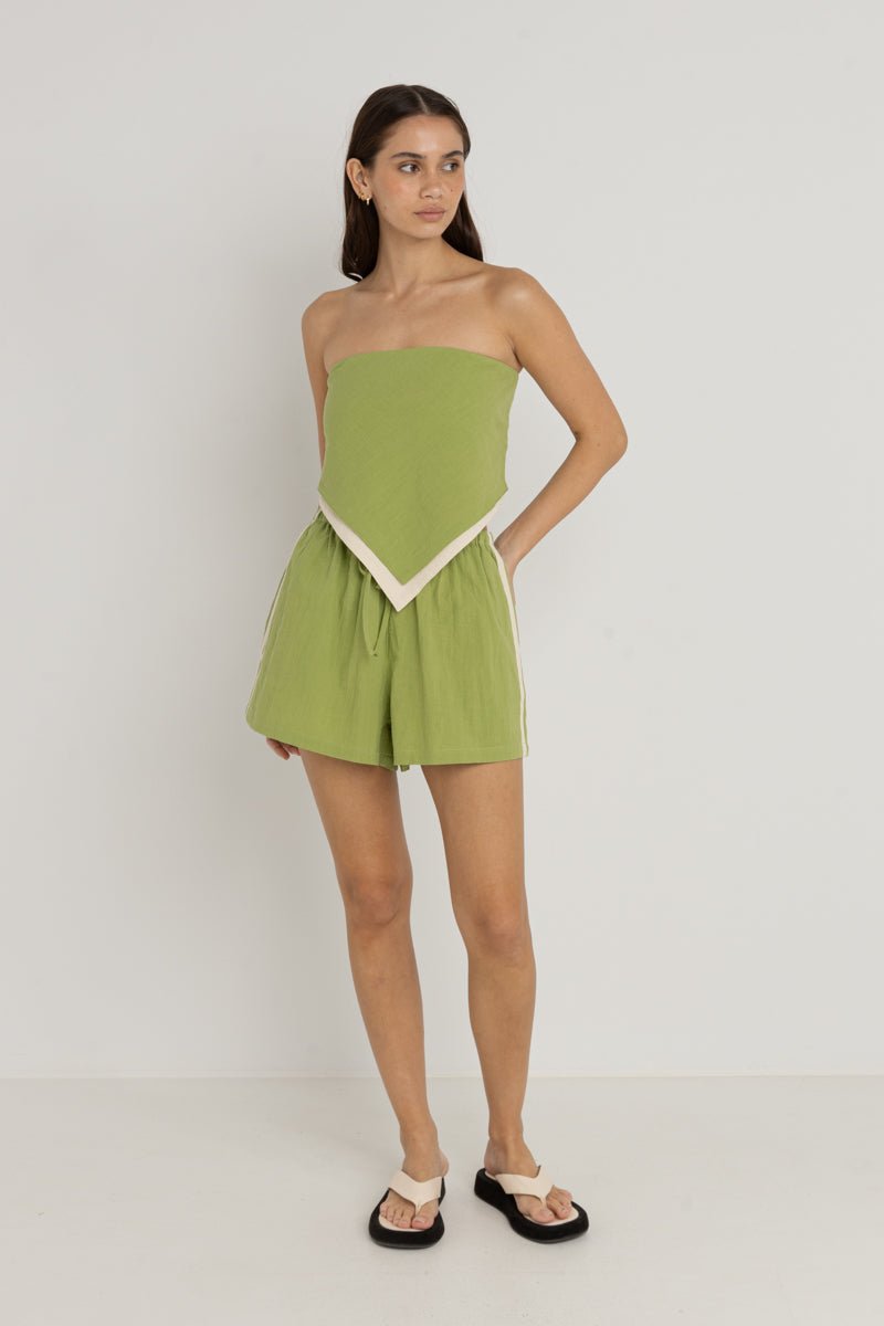 LARA SCARF TOP - RhythmCD24W - FT27 - GREEN - 10