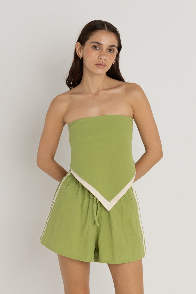 LARA SCARF TOP - RhythmCD24W - FT27 - GREEN - 10