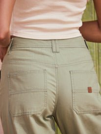 Left Again Cargo - RoxyERJNP03581 - GLD0 - Oil Green - L