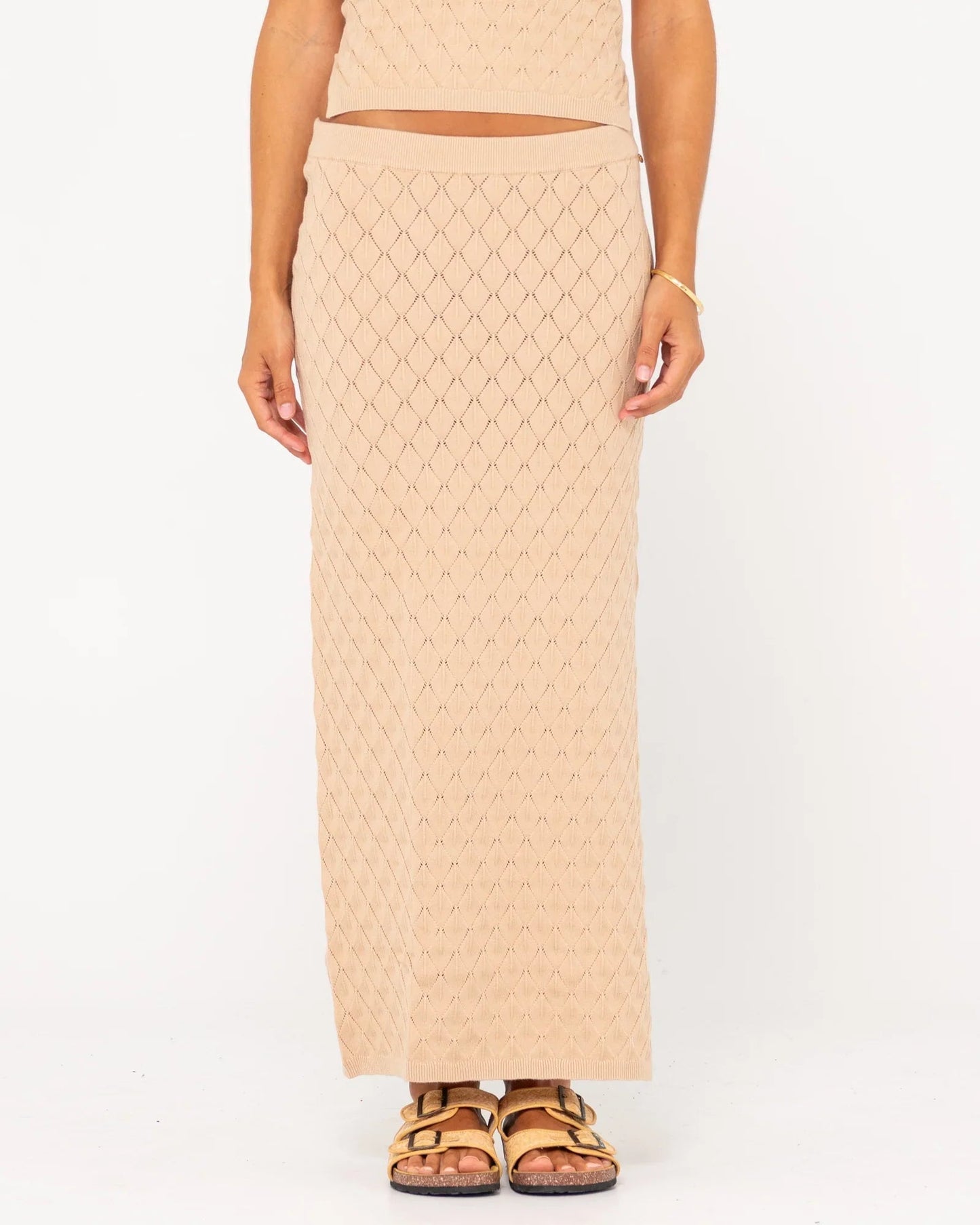 Leo Maxi Knit Skirt - RustySKL0604 - Oat - Oatmeal - 8