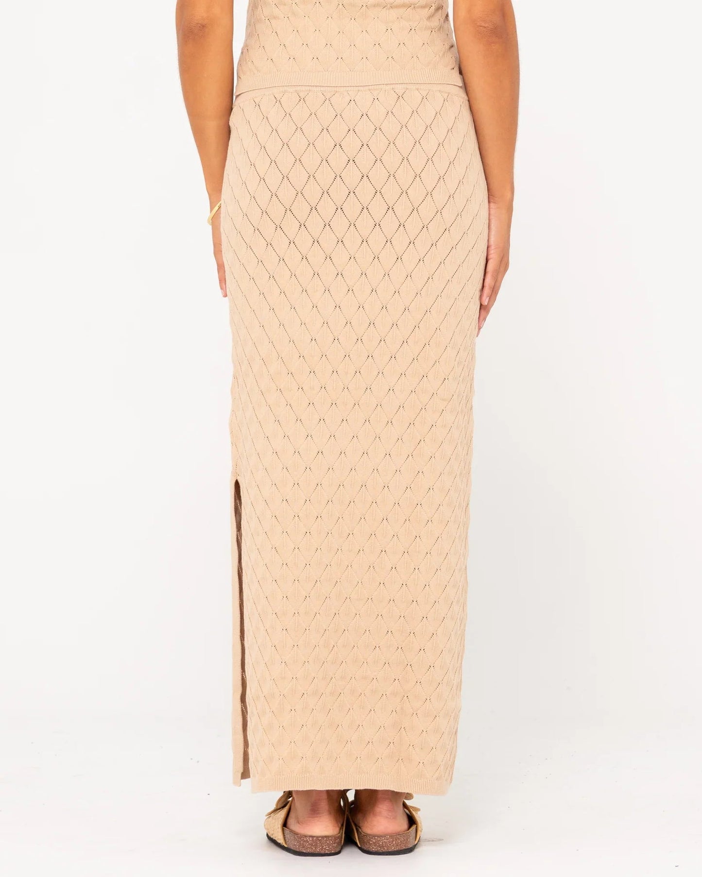 Leo Maxi Knit Skirt - RustySKL0604 - Oat - Oatmeal - 8