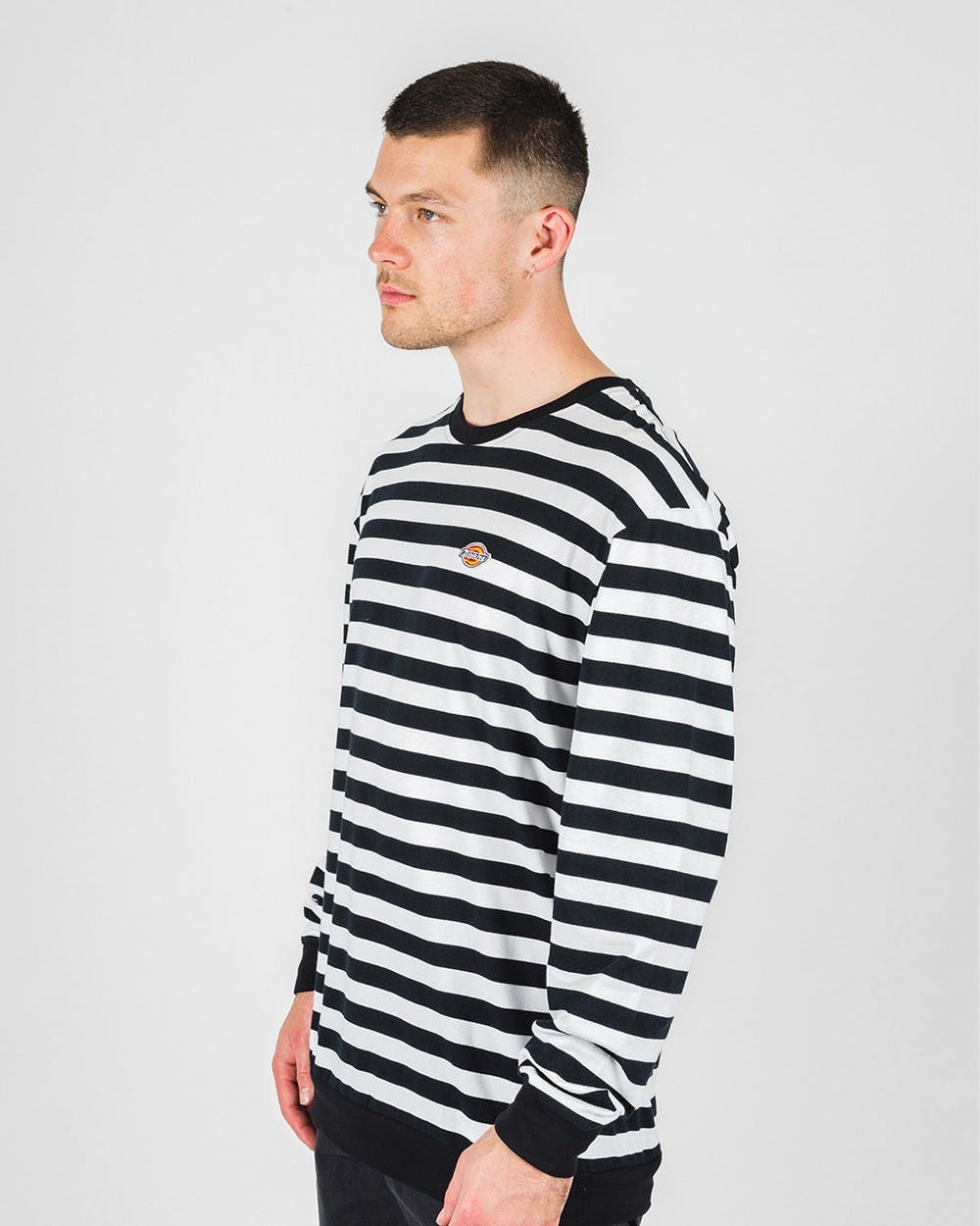 Lexington Classic Fit L/S Tee - DickiesK3190208 - Black/White - L