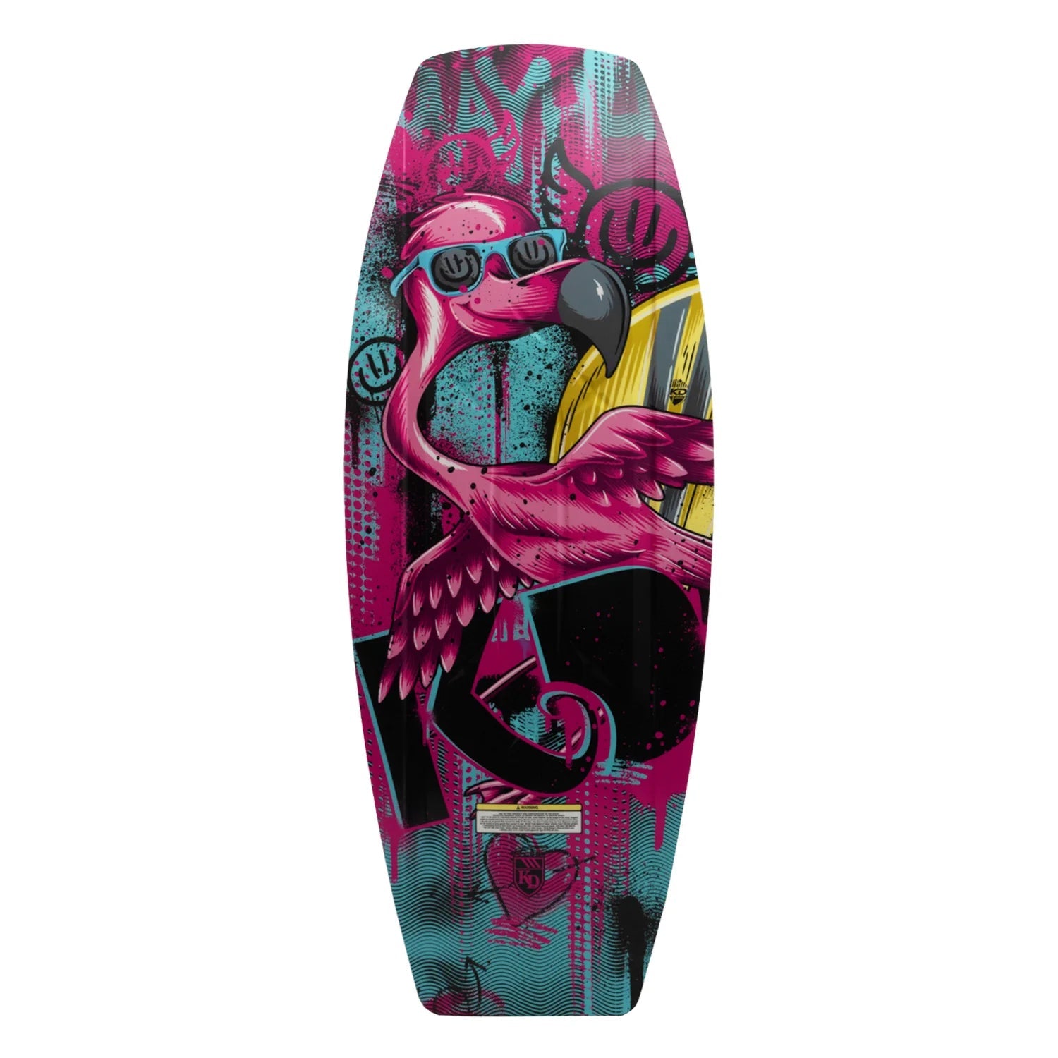 LIL' MISS MAYHEM KNEEBOARD w/HOOK - KDKK0402Q - PINK/TEAL