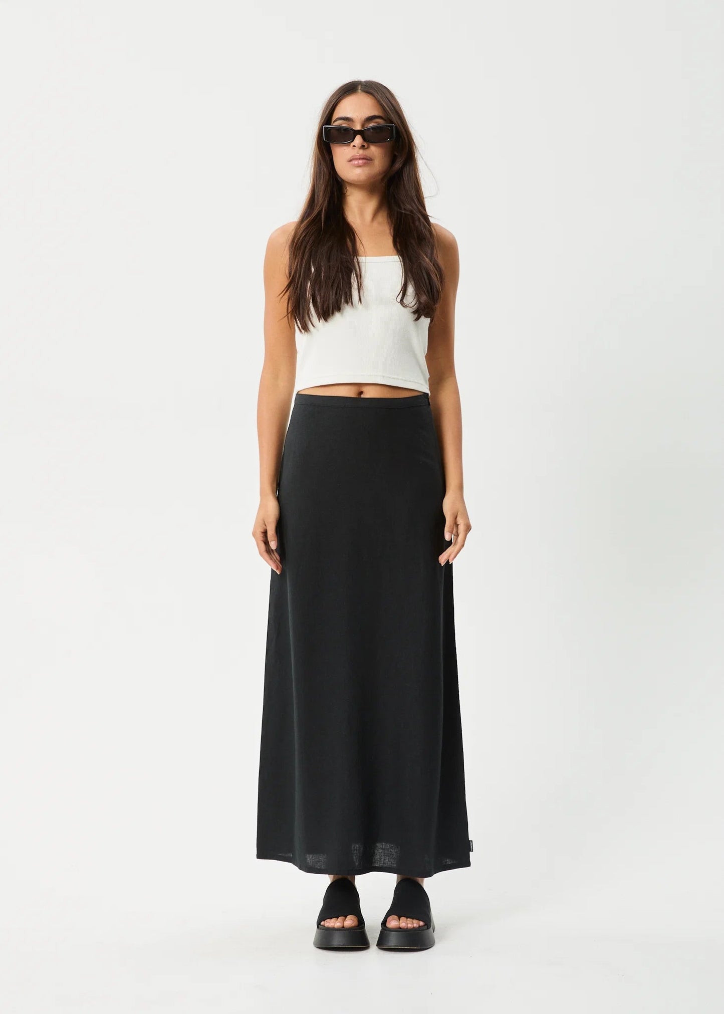 Lilo - Maxi Skirt -AfendsW251903-BLACK-XS
