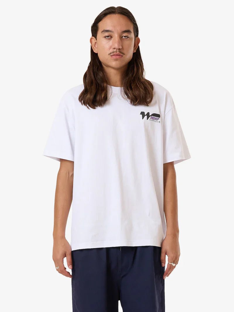 Logomania Tee - Worshipps24 - 120am - White - L