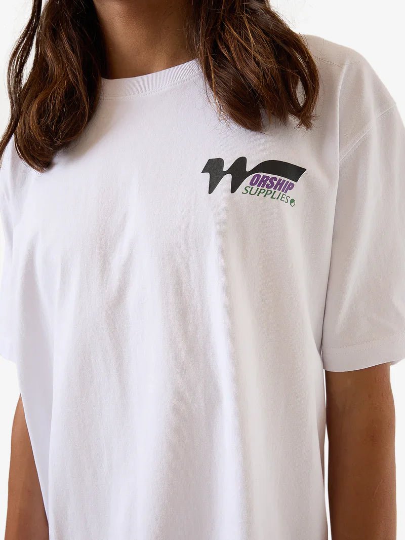 Logomania Tee - Worshipps24 - 120am - White - L
