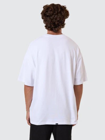 Los Stingers Box Fit Oversize Tee - White - ThrillsTH25 - 127A - White - S