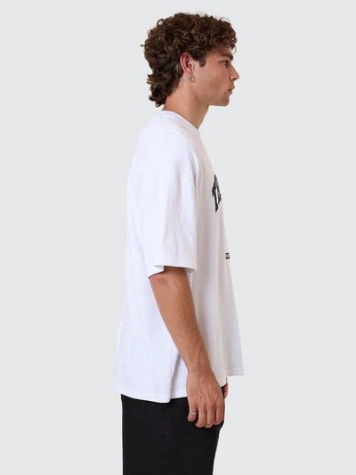Los Stingers Box Fit Oversize Tee - White - ThrillsTH25 - 127A - White - S